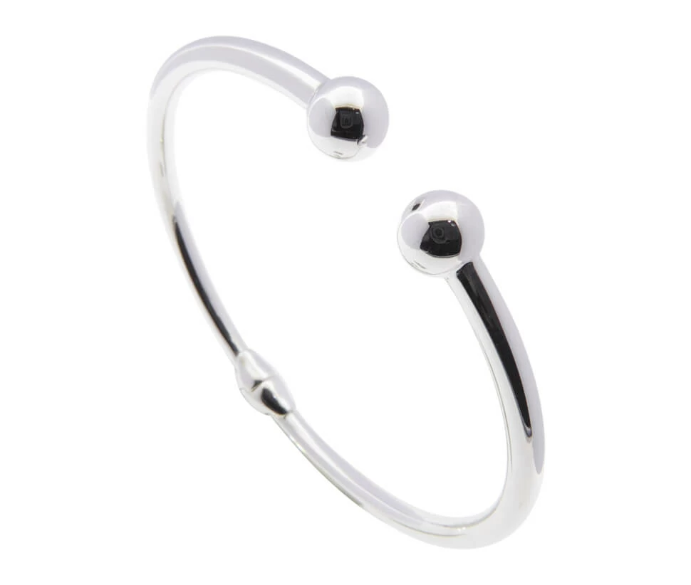 Christian zilveren slavenarmband