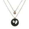 Gouden baby voet en hand hanger