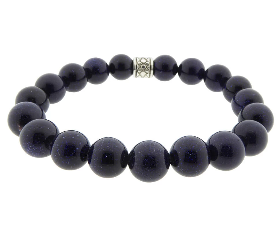 Lapis lazuli Christian armband