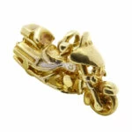 14 karaat gouden motor hanger 14 karaat gouden motor hanger