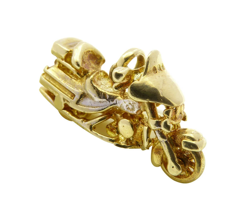 14 karaat gouden motor hanger