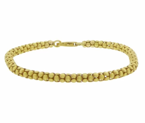 Geel gouden Christian armband