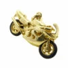 Geel gouden motor hanger