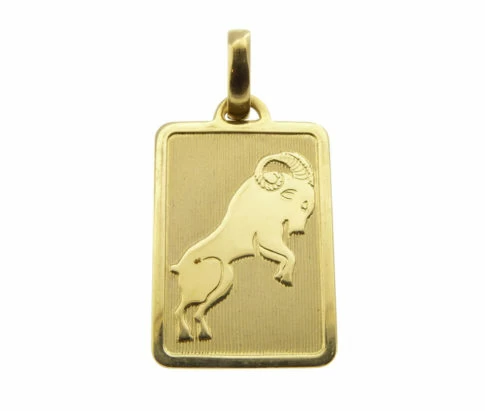 Gouden steenbok sterrenbeeld hanger