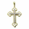 Orthodoxe gouden zirkonia kruis