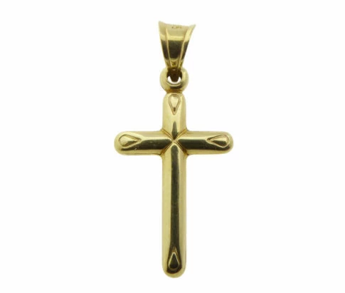 Geel gouden kruis