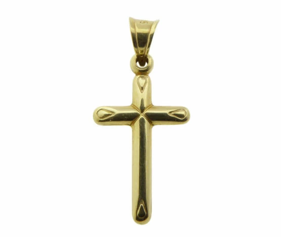 Geel gouden kruis