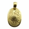 14 karaat gouden kreeft sterrenbeeld hanger