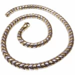 Gouden bicolor dames collier