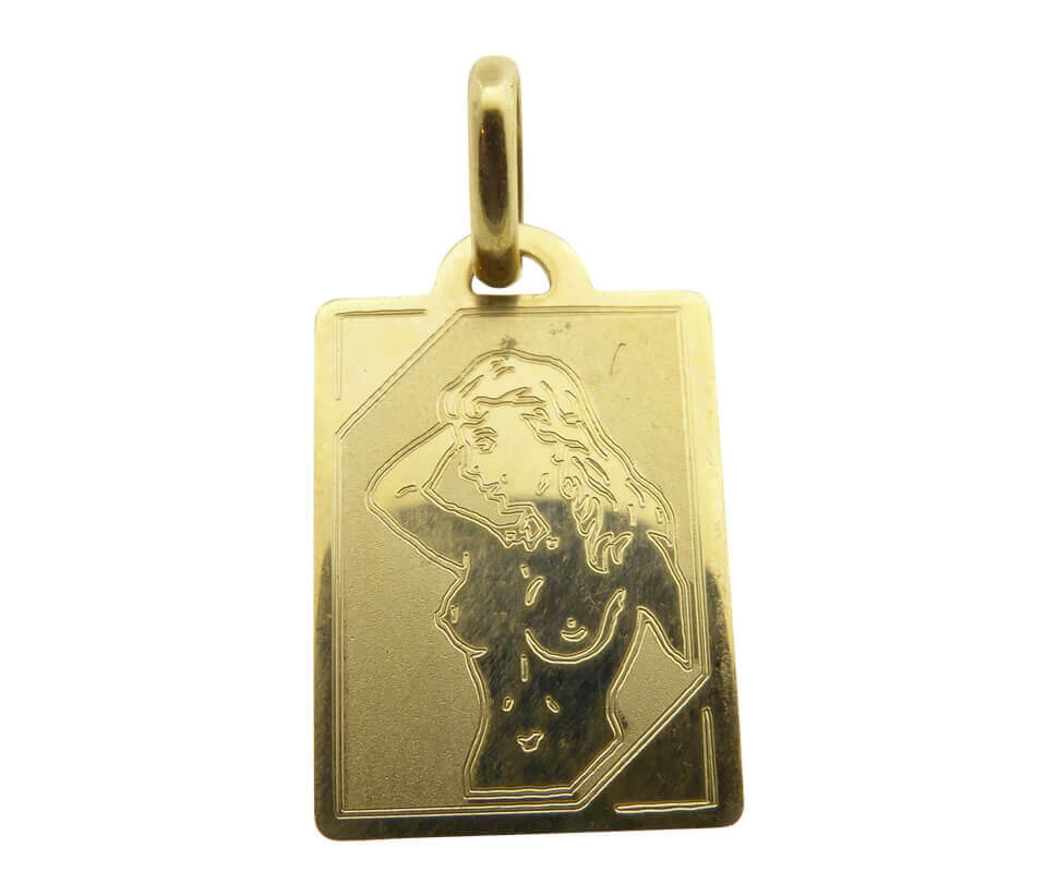 Geel gouden maagd sterrenbeeld hanger