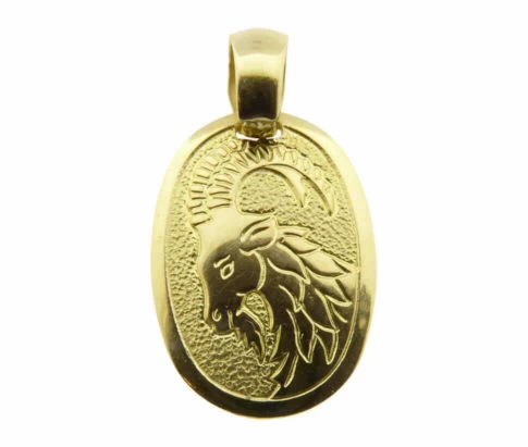 Geel gouden ram sterrenbeeld hanger