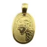 Geel Gouden Steenbok Sterrenbeeld Hanger