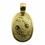 Geel Gouden Vissen Sterrenbeeld Hanger