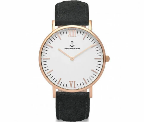 Kapten en Son Black Vintage Leather Campina 4251145211547