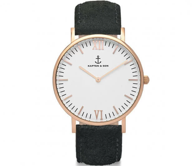 Kapten en Son Black Vintage Leather Campina 4251145211547