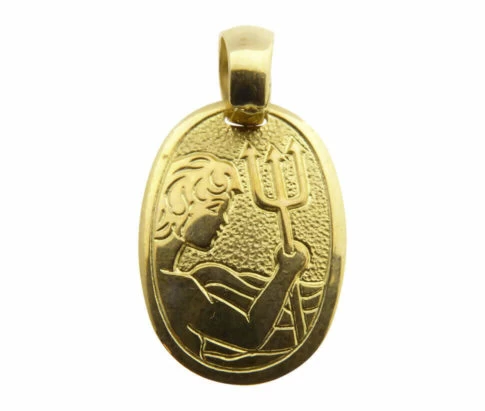 14 karaat gouden waterman sterrenbeeld hanger
