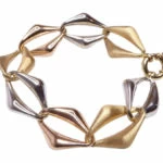 Tricolor gouden armband