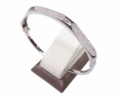 Wit gouden 14 karaat armband
