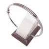 Wit gouden 14 karaat armband met zirkonia