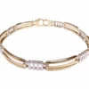 14 karaat bicolor armband