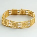 21 karaat gouden filigrain armband