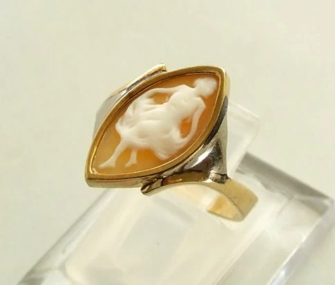 Antieke gouden camee ring