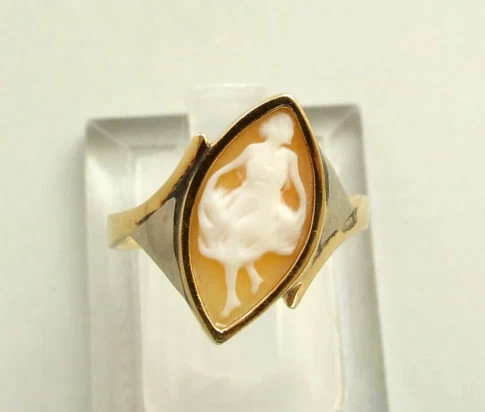 Antieke gouden camee ring