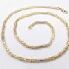 Gouden bicolor koningsketting