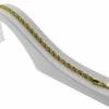 Gouden getordeerde armband