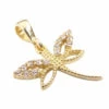 Gouden vlinder hanger
