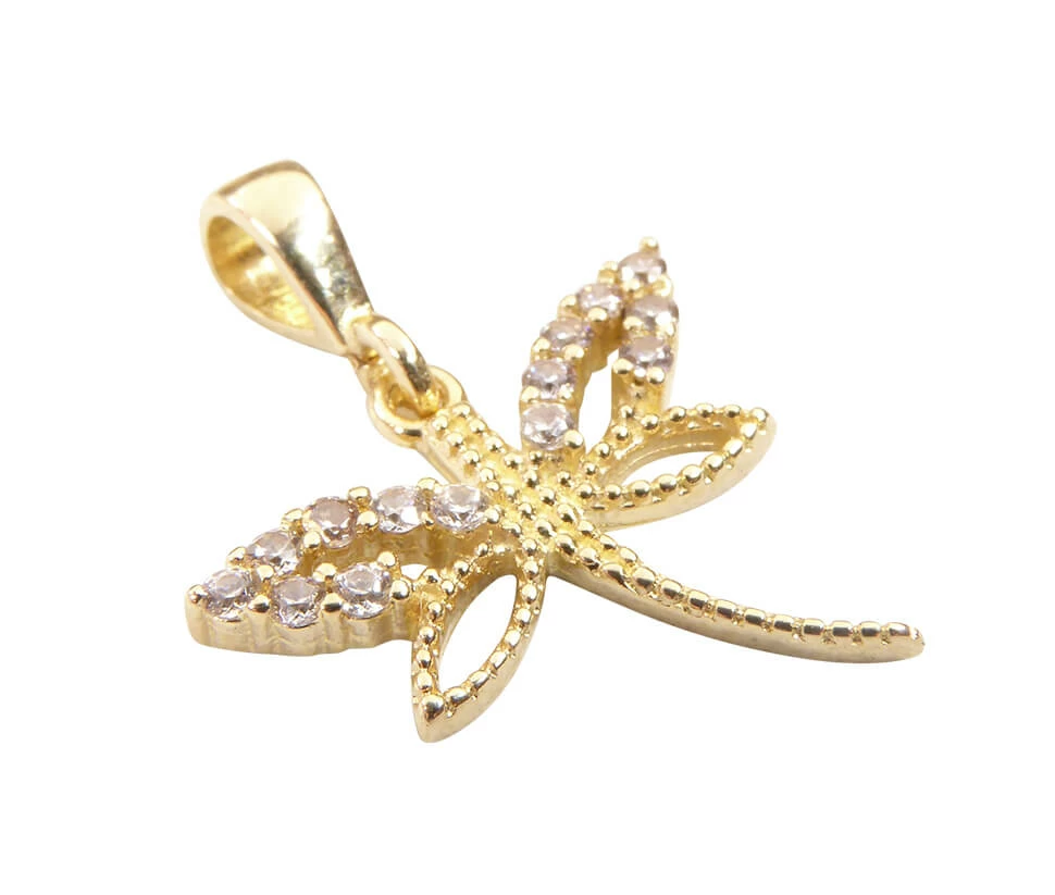 Gouden vlinder hanger