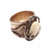 Zilveren ring met gele zeesteen