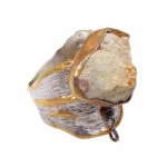 Zilveren ring met grossulaar
