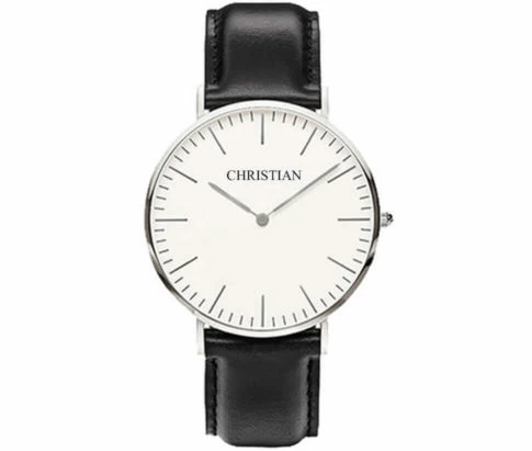 Christian Silver White Classic