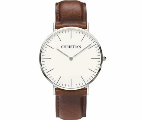 Christian Silver White Classic Amber