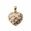 Gouden hart hanger
