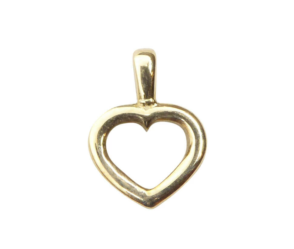 Gouden harten hanger