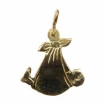 14 Karaat Gouden Baby Hanger