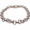Christian zilveren armband met losse schakels