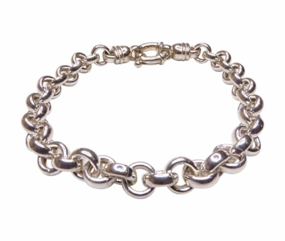 Christian zilveren armband met losse schakels Christian zilveren armband met losse schakels