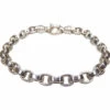 Christian zilveren armband met schakels
