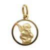 Geel gouden engel hanger