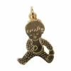 Gouden baby hanger