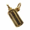 Gouden babyfles hanger