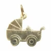 Gouden babywagen hanger
