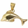 Gouden dolfijn hanger