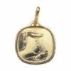 Gouden doopsel hanger