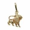 Gouden leeuw hanger