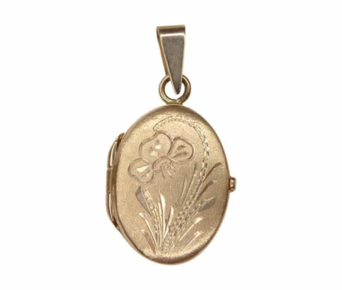 Gouden medaillon hanger
