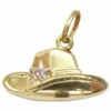 Gouden sheriff hoed hanger